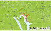 Physical 3D Map of ZIP code 42038