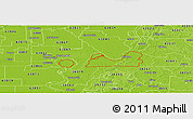 Physical Panoramic Map of ZIP code 42050