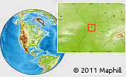 Physical Location Map of ZIP code 42069