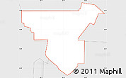Silver Style Simple Map of ZIP code 42069