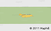 Savanna Style Panoramic Map of ZIP code 42127, single color outside