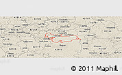 Shaded Relief Panoramic Map of ZIP code 42127