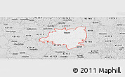 Silver Style Panoramic Map of ZIP code 42141