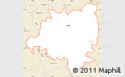 Classic Style Simple Map of ZIP code 42141