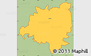 Savanna Style Simple Map of ZIP code 42141, cropped outside
