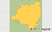 Savanna Style Simple Map of ZIP code 42141