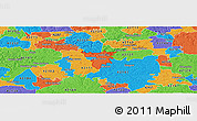 Political Panoramic Map of ZIP code 42160