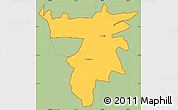 Savanna Style Simple Map of ZIP code 42160