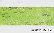 Physical Panoramic Map of Barren County