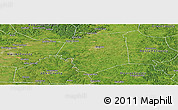Satellite Panoramic Map of Barren County