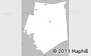 Gray Simple Map of Barren County