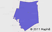 Political Simple Map of Barren County, cropped outside