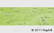 Physical Panoramic Map of Casey County