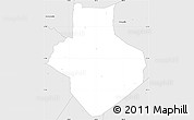Silver Style Simple Map of Casey County