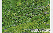 Satellite Map of Harlan County