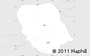 Silver Style Simple Map of Jackson County