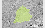 Physical Map of Laurel County, desaturated