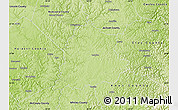 Physical Map of Laurel County