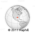 Outline Map of ZIP Code 70121