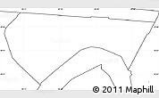 Blank Simple Map of ZIP code 70121