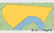 Savanna Style Simple Map of ZIP code 70121