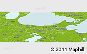 Physical Panoramic Map of ZIP code 70124