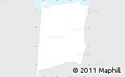 Silver Style Simple Map of ZIP code 70124