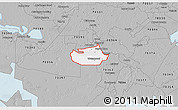 Gray 3D Map of ZIP code 70360