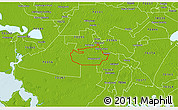 Physical 3D Map of ZIP code 70360