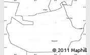 Blank Simple Map of ZIP code 70360