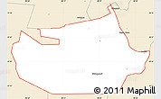 Classic Style Simple Map of ZIP code 70360