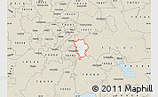 Classic Style Map of ZIP code 70518
