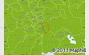 Physical Map of ZIP code 70518
