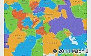 Political Map of ZIP code 70518
