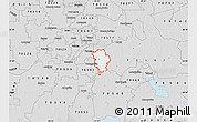 Silver Style Map of ZIP code 70518