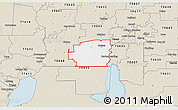 Classic Style 3D Map of ZIP code 70665