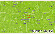 Physical 3D Map of ZIP code 71105
