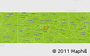 Physical Panoramic Map of ZIP code 71105