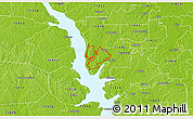 Physical 3D Map of ZIP code 71462
