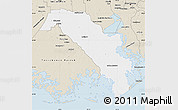 Classic Style Map of Lafourche Parish