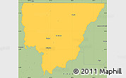 Savanna Style Simple Map of Morehouse Parish