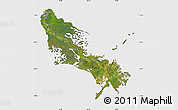 Satellite Map of Plaquemines Parish, cropped outside