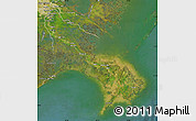 Satellite Map of Plaquemines Parish