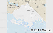 Classic Style Map of Terrebonne Parish