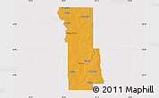 Political Map of Webster Parish, cropped outside