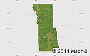 Satellite Map of Webster Parish, cropped outside