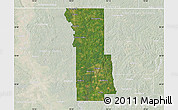 Satellite Map of Webster Parish, lighten