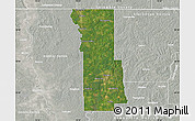 Satellite Map of Webster Parish, lighten, semi-desaturated