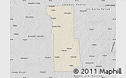 Shaded Relief Map of Webster Parish, desaturated