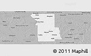 Gray Panoramic Map of Webster Parish